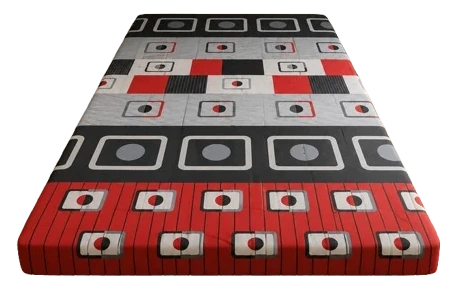 Kasur Kibafoam motif Kotak Merah
